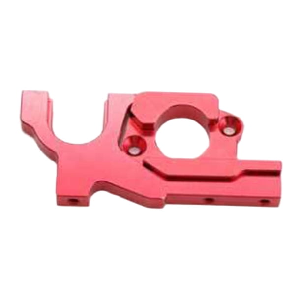 Piezas de montaje de la base del motor de actualización Montaje rápido Desmontaje rápido para Arrma rojo