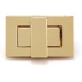 thumbnail image 1 of Hebilla de bolso oso de fresa 8 piezas dorada Hardware interruptor giratorio, 1 of 5