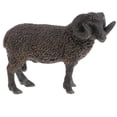 thumbnail image 2 of Color Negro Oveja Granja Animal Modelo Figurilla Juguete Regalo Decoración Del Hogar Sunnimix Figuras de animales de juguete, 2 of 8
