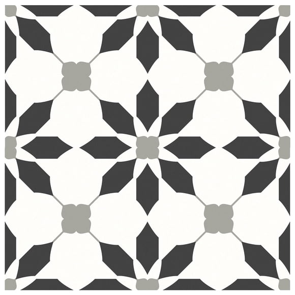 Baldosa MORCART Peel and Stick, 40 unidades, 20 x 20 cm (negra)