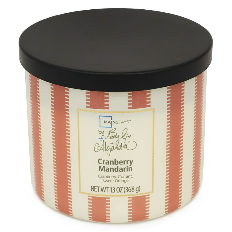 Mainstays by Becky G. & Alejandra Cranberry Mandarin 3-Wick Candle