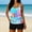 Brown, variant on Two Piece Tankini Swimsuits for Women Tummy Control Bathing Suits Modest Loose Fit Swimwear with Pockets