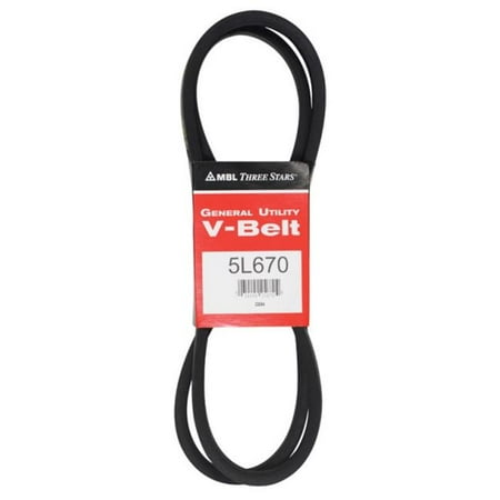 UPC: 0034494256704 | MBL 5L670A General Utility V-Belt 0.63 x 67 in.