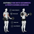 thumbnail image 6 of FIXTECH 47'' Curl Bar with Collars for All Standard 1" Plates, 220-Pound Capacity, Black, 6 of 7