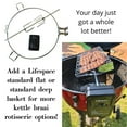 thumbnail image 5 of Lifespace Rotisserie Grill Ring for 22in Kettle Grill with Motor, Shaft & Prongs, 5 of 8