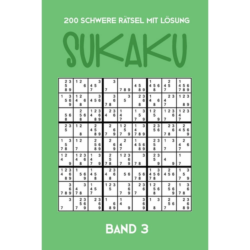 200 Schwere Rätsel mit Lösung Sukaku
