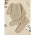 thumbnail image 4 of Bagilaanoe 2pcs Newborn Baby Boys Girl Long Pants Set Long Sleeve Romper Tops + Leggings 3M 6M 12M 18M 24M Infant Casual Outfits, 4 of 9
