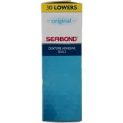 Sea-Bond Lower Adhesive Denture Seals, Original, 30 Ct