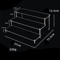 thumbnail image 4 of Acrylic Display Stand Riser for acrylic riser Jewelry Models Toys Storage, Stand (Color : 3 Tiers Widh 27x16cm, 4 of 7