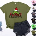 thumbnail image 1 of LINMOUA Grinch T-shirt Mode Décontractée Col Rond Manches Courtes Imprimé Amusant pour Femmes, 1 of 5