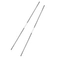 thumbnail image 1 of S SERENABLE 2 Pieces Golf Alignment Stick Golf Alignment Rod for Beginners Golf Training Black, 1 of 9