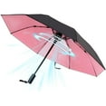 thumbnail image 4 of 【Newly】UV Portable Cooling UPF 50+ Foldable Umbrellas with Fan for Sun & Rain, USB Rechargeable for Games, Playgrond, Heatstroke, Hot Days, 4 of 10