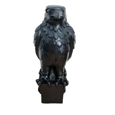 

Bgageg Eagle Statue Simulated Resin Animal Statue 3.5 x 3.5 x 8 Inches Black