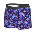 thumbnail image 2 of Balery Skull daisy purple Men's Boxer Briefs, Soft and Breathable Cotton Underwear with nylon Waistband-Medium, 2 of 9