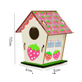 thumbnail image 7 of 4 Pack Bird House 4 Pack Wind Chime Kits Wooden Arts and Crafts for Kid to Build and Paint for Children, 7 of 7