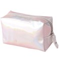 thumbnail image 1 of Bolso de mano con bolsa cuadrada pequeña Bolsa de maquillaje Bolsa de cosméticos iridiscente Bolsa de cosméticos Bolsa de artículos de tocador impermeable portátil para mujeres niñas Adepaton 2035581-3, 1 of 8