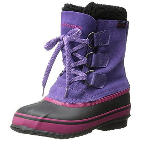 Skechers Kids Lil Blizzards Purple Rain Cold Weather Boot (Little Kid/Big (Best Cold Weather Rubber Boots)