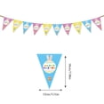 thumbnail image 3 of Costeam Easter Triangle Banner Garland, Bunny Egg Pennant for Spring Party Decor, 3 of 6