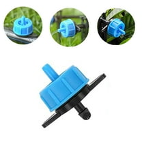 50 Pack   8L Per Hour Pressure Compensating Drip Irrigation Drippers, Drip Sprinkler Emitters for 1/4 Inch Drip Irrigation Tubing for Garden Watering System Blue.