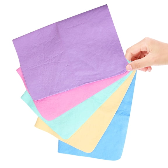 BESTYASH 5-Pack Ultra Absorbent Pet Towels in Assorted Colors for Quick and Efficient Drying