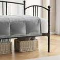 thumbnail image 3 of Senfot Twin Daybed, Metal Twin Size Daybed, Durable Steel Slat Support, Perfect Sofa Bed for Bedroom, Living Room, Guest Room,Black, 3 of 6