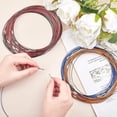 thumbnail image 3 of 75pcs 17.5inch 5 Colors Wire Necklace Stainless Steel Wire Necklace Choker Necklace with Metal Screw Clasp Wire Necklace Chains Wire Necklace Cord DIY Jewelry Making 14.5mm Diamater, 3 of 8