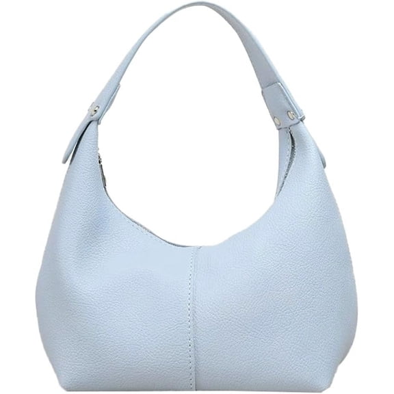 Womens Soft Vegan Leather Handbags Y2k Dumpling Hobo Shoulder Bag Chic Small Tote Purse Casual Underarm Satchel