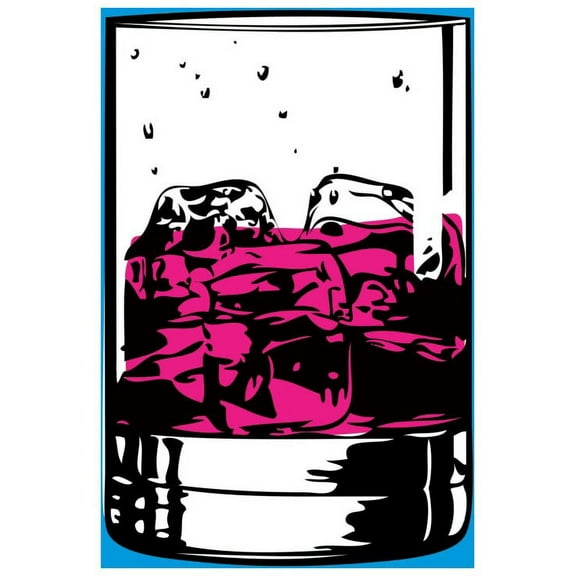 Marmont Hill Mh-Jrug-21-C-18 18" X 12" "Cocktail 3" Giclee Art Print On Stretched Canvas