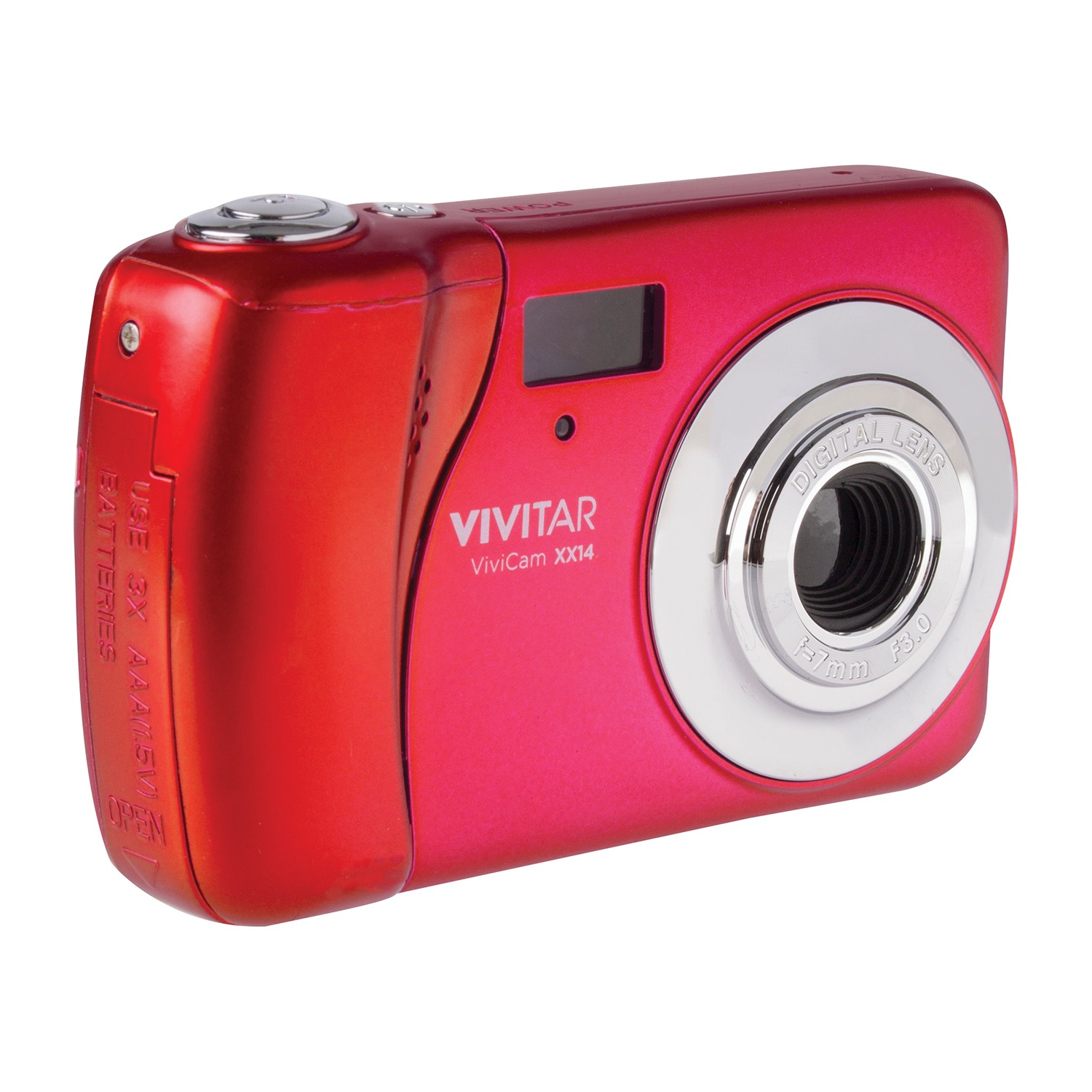 Vivitar VXX14-RED Selfie Digital Camera - image 3 of 12