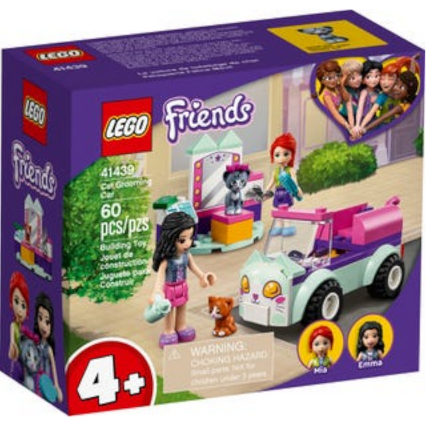 Lego Friends : La voiture de toilettage pour chat 60 briques 41439