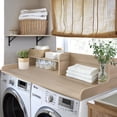 thumbnail image 6 of Kaboon 2-Tier Washer Dryer Countertop 58" W x 28" D x 12" H", Laundry Shelf Organizer, Oak, 6 of 6