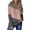 Pink, variant on Women's Crew Neck Pullover Long Sleeve Color Block Tops Relaxed-Fit Casual Stylish Tunic Blouse Spring Fall Outfits (M, Gray)