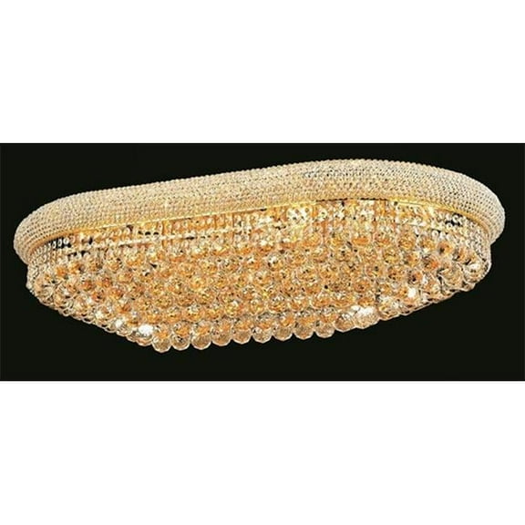 1800F40SG-RC 40 x 24 x 12 in. Primo Collection Flush Mount - Royal Cut, Gold