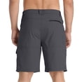thumbnail image 4 of Men's Hiking Cargo Shorts Quick Dry Lightweight Summer Casual Shorts for Men Work Golf Outdoor 5 Pockets, M, 4 of 6