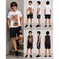 thumbnail image 2 of Quad Seven Boys Shorts Set Athletic Dry Fit Graphic Tees Tank Tops & Basketball Shorts 3 Piece, 2 of 7