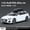 white no box, variant on 1:32 Audi RS6 Toy Car Model With Sound And Light Doors Opened Alloy Diecast Model Vehicle Collection for Boy Adult Festival Gift