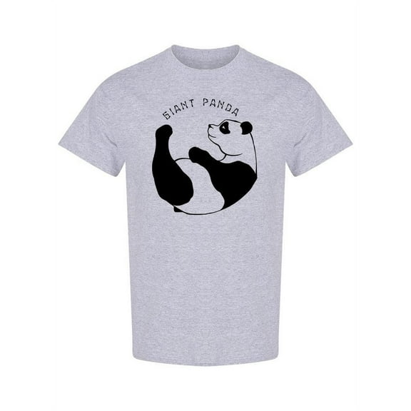 Giant Panda Graphic T-Shirt Men -Image by Shutterstock, Male Large