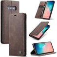 thumbnail image 1 of Samsung Galaxy S10e Case with Magnetic Leather Flip Folding Carter Stand Shockproof CoffeeY, 1 of 4