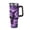 black-style, variant on Cartoon Print Large Capacity Car Cup, 40oz Stainless Steel Travel Mug With Handle, Double Layer Vacuum Insulated Cup, Coffee Cup , With Lid And Straw