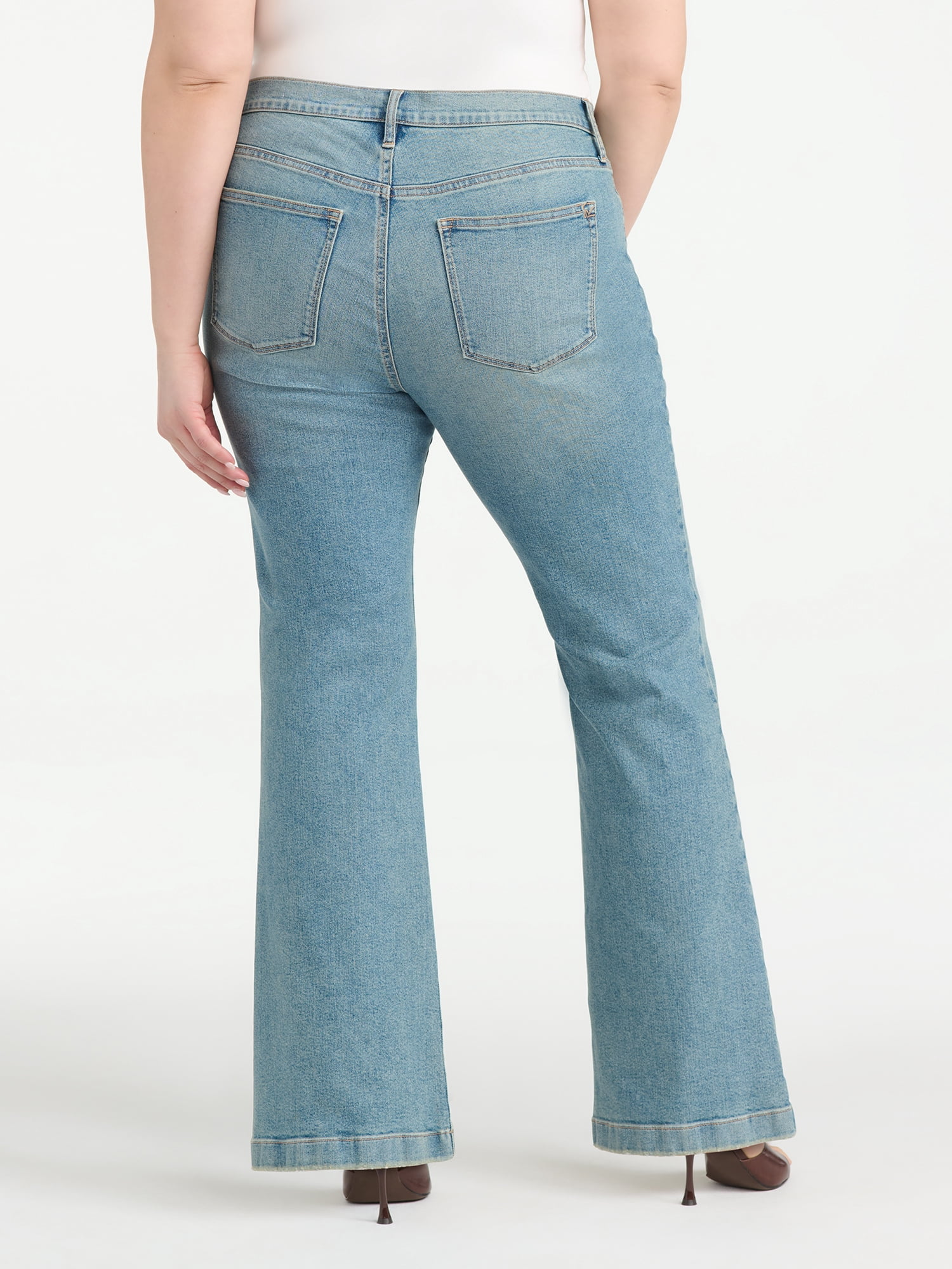 Sofia Vergara Women's Plus Size Melissa High Rise Flare Sizes 14W-26W