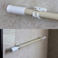 thumbnail image 7 of Towel Rack Fixing Clip Hanging Rod End Hanging Clip Curtain Shower Curtain Hanging Rod Clip 2pcs Packaging, 7 of 7