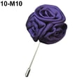 thumbnail image 2 of SmartBy Men's Lapel Rose Flower Stick Bar Brooch Pin Wedding Suit Accessory Jewelry Gift, 2 of 7