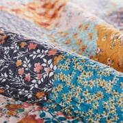 Barefoot Bungalow Carlie Reversible Quilt Set, Calico Patches, 2-Piece Twin/Twin XL