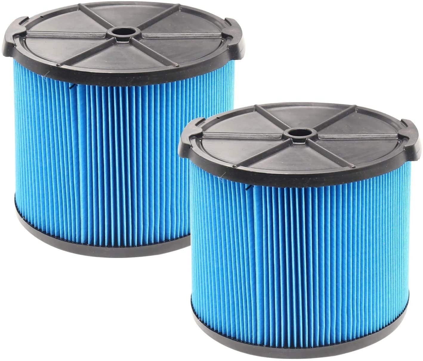5-Layer Pleated Filter For Ridgid 5-20 Gallon Wet/Dry Vacs - Compatible With VF6000, WD5500, WD0671 & More