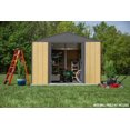thumbnail image 2 of Ironwood Steel Hybrid Shed Kit 10 x 12 ft. Galvanized Anthracite, 2 of 8