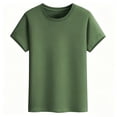 thumbnail image 5 of Gym Tops Dqueduo Men's Summer Casual Solid Color T-shirt Green L, 5 of 8