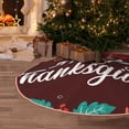 thumbnail image 5 of Rateoe Happy Thanksgiving Pattern Christmas Tree Skirt with Ties, Christmas Tree Decorations, Farmhouse Christmas Decor Xmas Holiday Decorations-30", 5 of 6