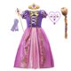 thumbnail image 1 of Disney niños niña Rapunzel princesa vestido niños Cenicienta Ariel carnaval Cosplay disfraz fiesta de cumpleaños traje ropa 9-10T (etiqueta 150) Gao Jinjia LED, 1 of 2