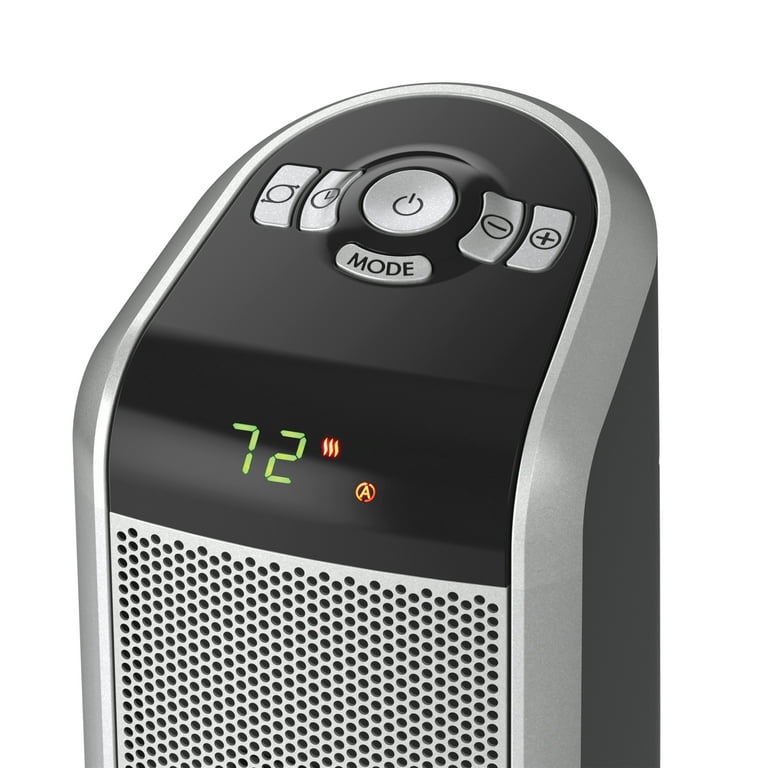 Lasko 1500W Ceramic Pedestal Electric Space Heater with Remote, 5397, Black  - Walmart.com
