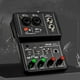 thumbnail image 1 of Mezclador de sonido Perfke Mezclador de audio 48V 48KHz 4 canales para grabación de escritorio, 1 of 9